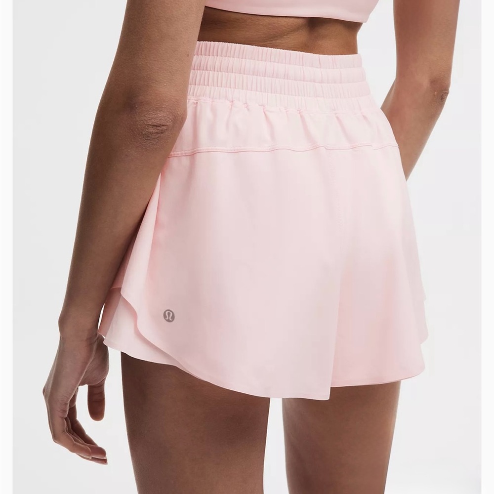 lululemon athletica Women's Light Pink Athletic Running Shorts - Picture 7 of 16